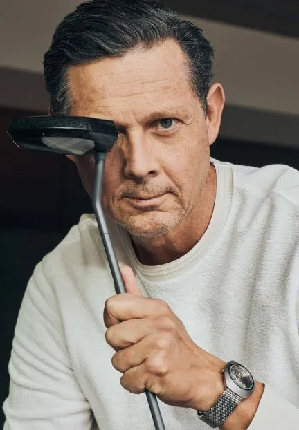 roger stadler holding a club mobile